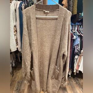 KyeMi Tan Knit Sweater